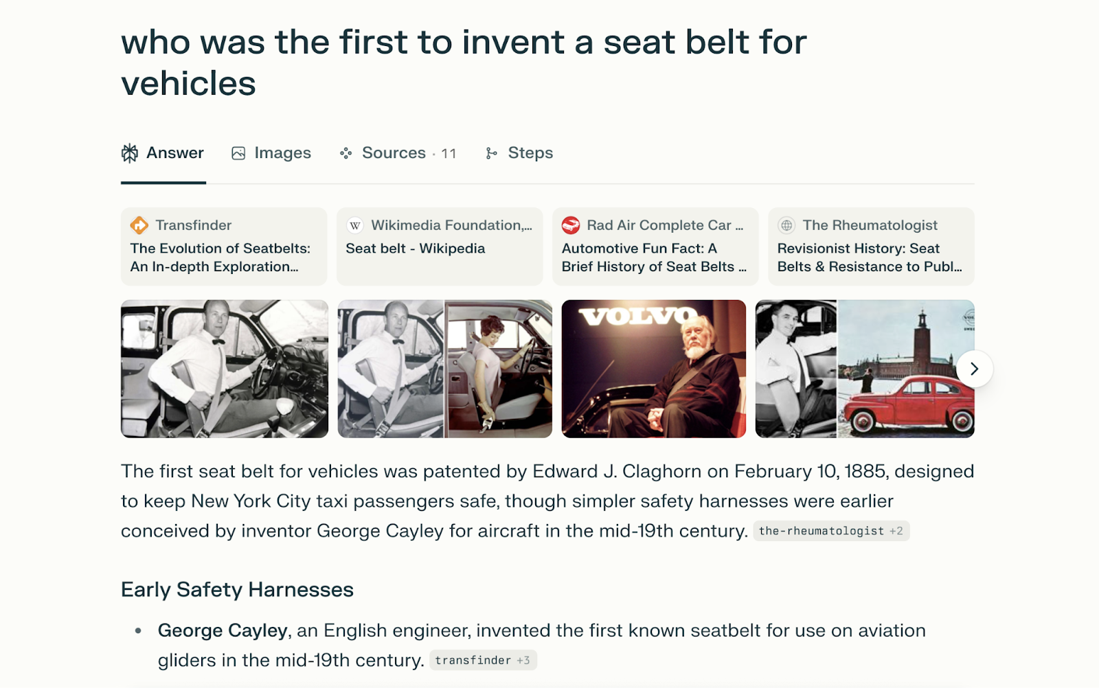 Perplexity answer provides a history background to the question.